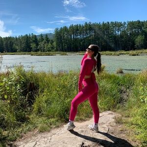 Women's Pink Activewear Set